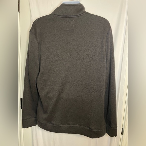 *SALE* Men’s Sonoma 1/4 zip pullover sweater w/pockets, black size XXL - Picture 3 of 4